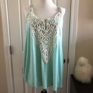 Maurice's XL Turquoise Tank